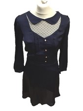 CUTIE Navy Blue A-line Dress