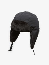Snow Peak FR Flight Cap Winter Hat Black Tabiki Spec.
