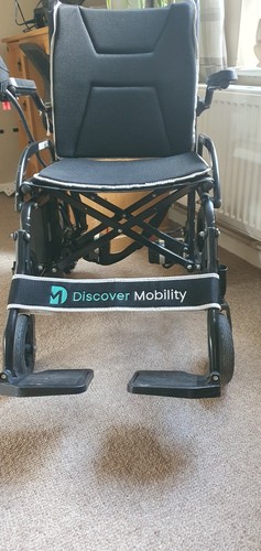 Power wheelchair with two - , very