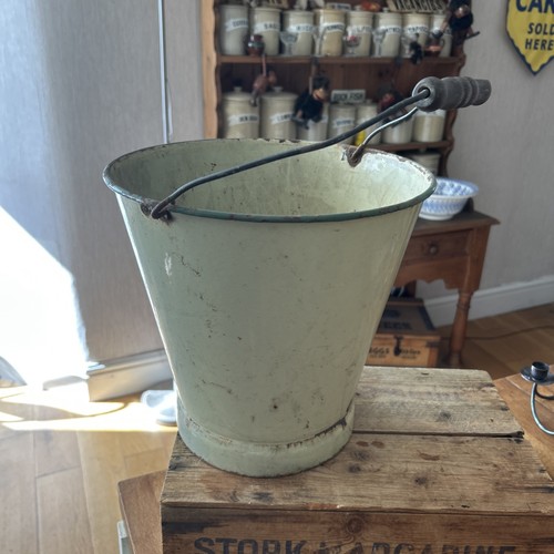 Vintage cream enamel - vintage,