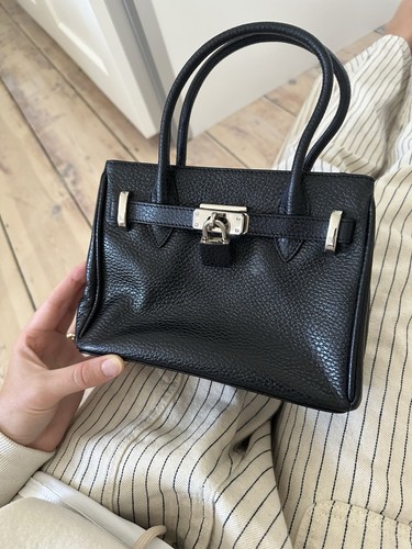 Black leather ladies - black,