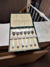 Set Of Silver  cake Forks