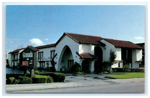 Postcard granada motel - postcard,