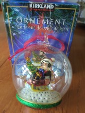 Kirkland Signature Glass Ball Ornament Christmas Tree Bauble Penguin