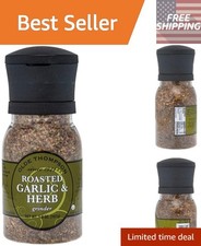 5.9 oz Roasted Garlic & Herb Spice Grinder - Freshness & Flavor in Every Dish