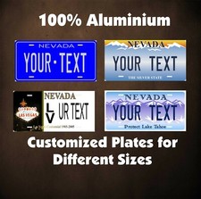 Nevada State Custom Tag Auto OR Motorcycle Novelty Personalized License Plates