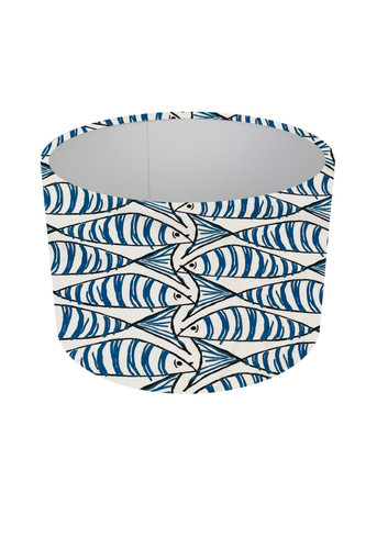 Padstow blue and white fish - padstow,