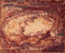 Painting Modern Art Abstract Composition Franz Leitenmeier No 177