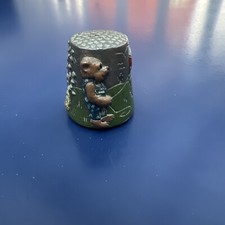 PEWTER ENGLAND THIMBLE - HAND