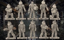 28mm Alien Space Crew (set 1)
