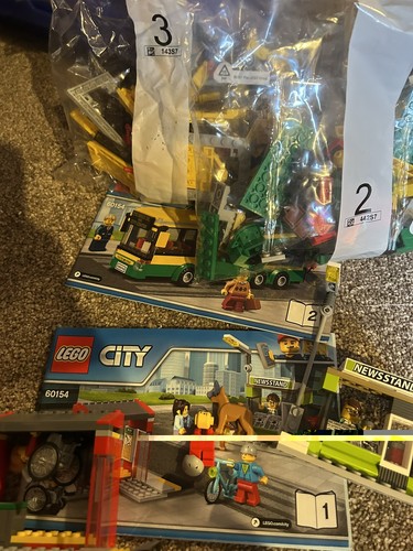 Lego city 60154 bus station - lego,