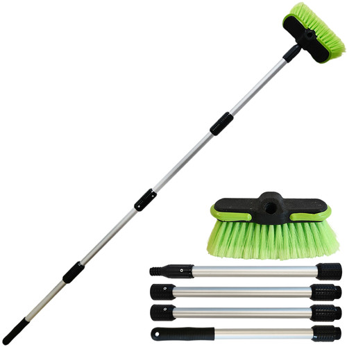 Extendable car wash - extendable, brush