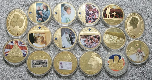 Large 70mm gold - 70mm, gold-plated