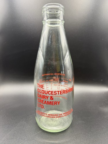 Vintage 1970s milk bottle - vintage, the