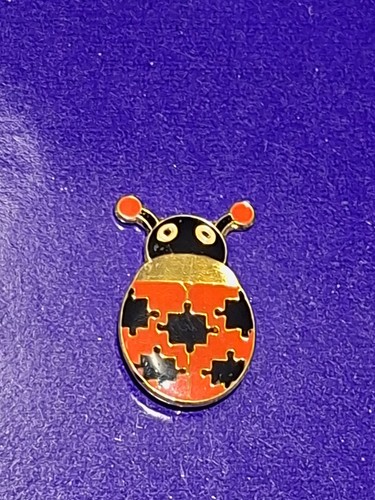 Millennium bug ladybird enamel - bug,