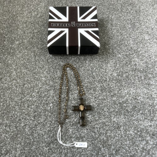 Butler wilson cross pendant - wilson,
