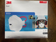  PP3M3 Disposable Respirator /dust Mask - Pack of 10 New in box . FREE POSTAGE  