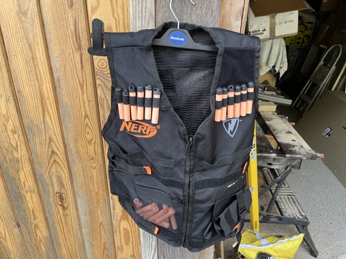 Nerf ammo vest lot with - ammo,