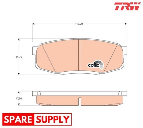 Brake pad set disc - brake,