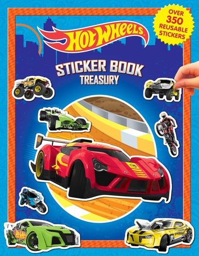 Hot wheels sticker book - wheels,