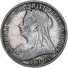 1893 Florin - Victoria British