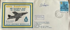 RAF Honington 208 squadron OC signed