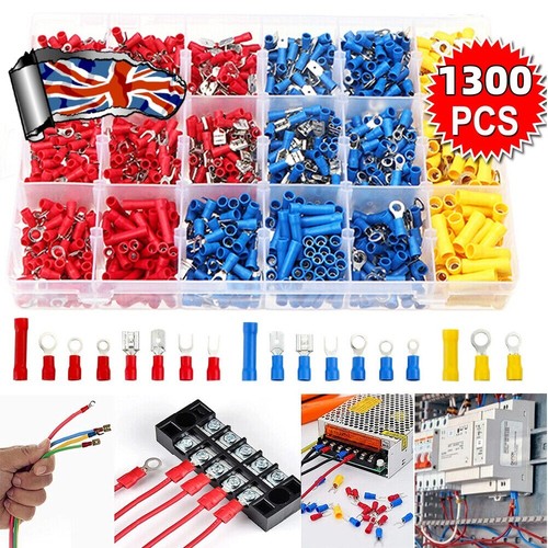 1300pcs assorted insulated - 1300pcs,
