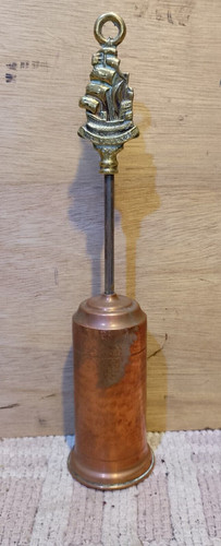 Vintage brass ship - vintage,