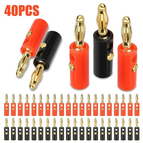 40pcs 4mm gold plated - 40pcs,
