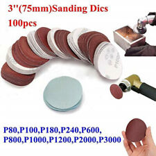 100PCS 3inch Sanding Discs Pad Kit For Drill Grinder Tools Polishing Set