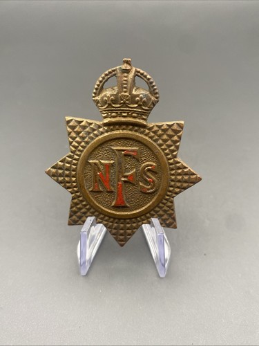 Ww2 national fire service cap - ww2,