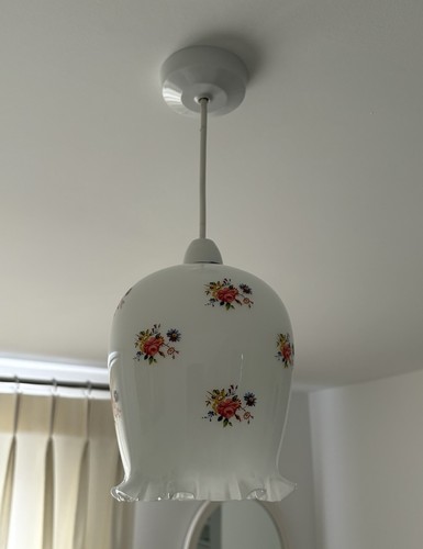 Vintage milk glass ruffle - vintage,