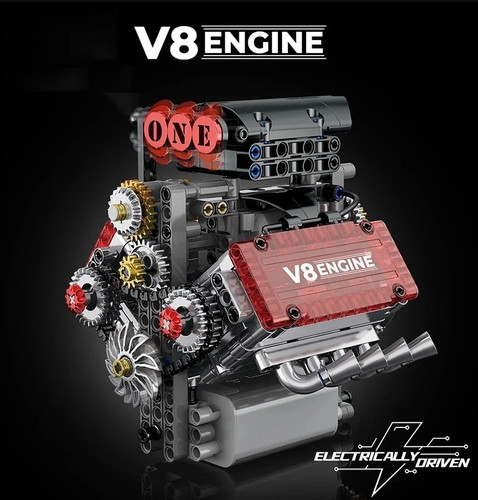 478pcs engine technical - v8,