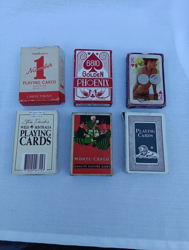Vintage playing cards - playing, packs