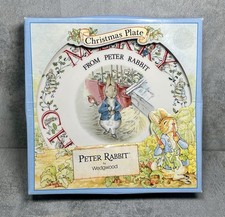 Wedgewood Peter Rabbit 1992 Christmas Plate Boxed