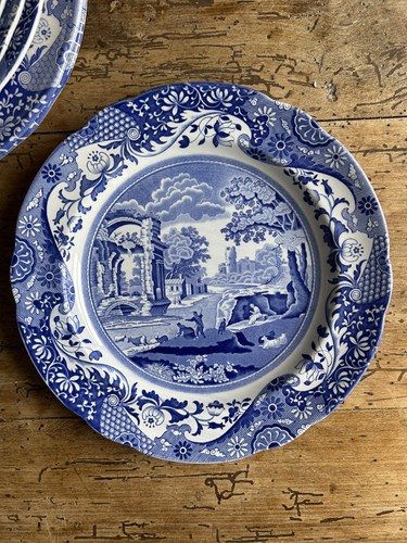 Blue white spode - blue,