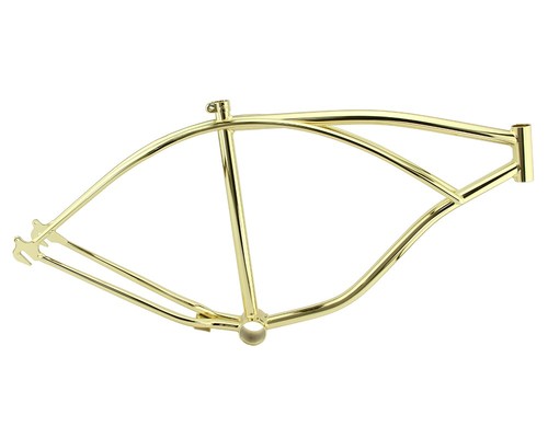 Gold beach cruiser bicycle - 26",