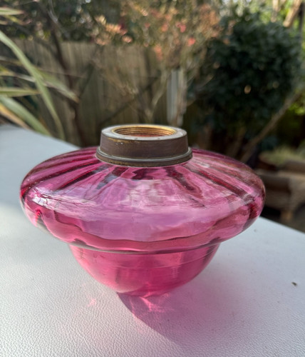 Large cranberry glass - cranberry,