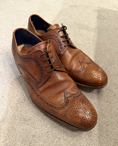 Barker men brown leather - men’s,