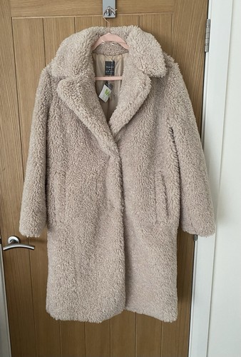 Primark cream beige borg - primark, cream/beige