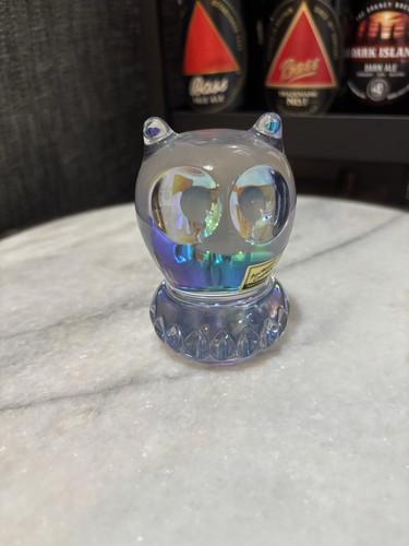 Crystal owl figurine - owl,