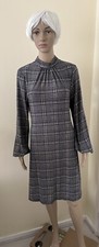 M & Co Ladies Grey Check Knee