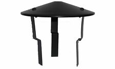 Narrowboat, rainhat,coolie, 9" Black powder coated ,stove, shepherds hut, barge,