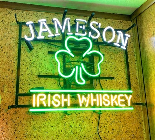 New jameson irish whiskey neon - irish,