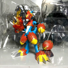 18Cm Anime Figure Digimon Adventure Fladramon Figure Model War Greymon Model PVC