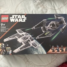 LEGO 75348 Star Wars: Mandalorian Fang Fighter vs TIE Interceptor - NEW & SEALED