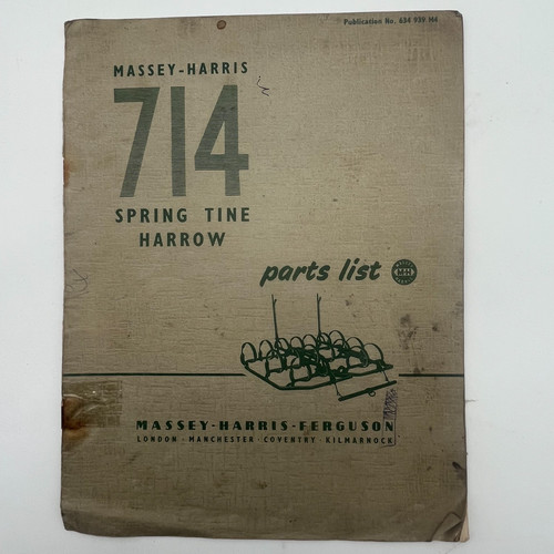 Massey harris 714 spring tine - massey,