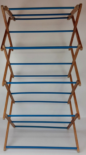 Vintage wooden folding clothes - wooden,