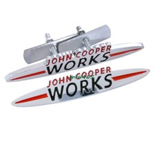 2X 135MM Chrome JOHN COOPER