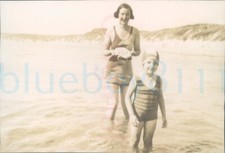 1934 Gerrie & Eileen Calvert Cruden Bay Scotland 3x2" Orig Photo Yarrow